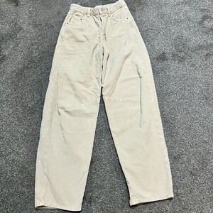 Urban Outfitters BDG Sz 26 Logan Wide Leg Corduroy Jeans/Pants-Women's Ivory